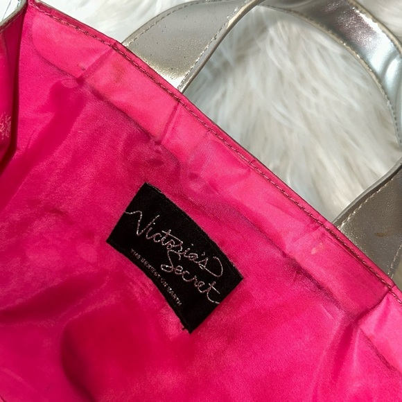 Victoria's Secret Supermodel Heidi Klum Bag Limited Edition Mini Silver Tote! - Picture 12 of 17